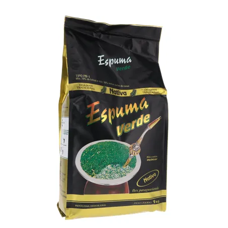 Erva Mate Espuma Verde Tradicional Pacote 1KG 360-34