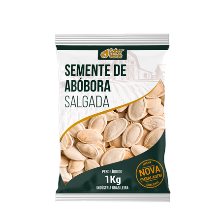 SEMENTE DE ABOBORA T/S (C CASCA) 1,1 KG SABOR VERD