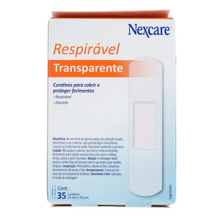 Curativo Nexcare Transparente Caixa 35un 
  360-2