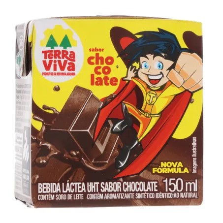 Bebida lactea terrinha uht sabor chocolate 150ml 360-35