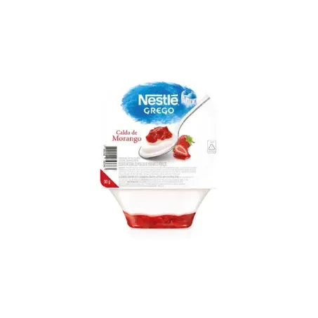 IOGURTE GREGO CALDA MORANGO NESTLE 90 G           