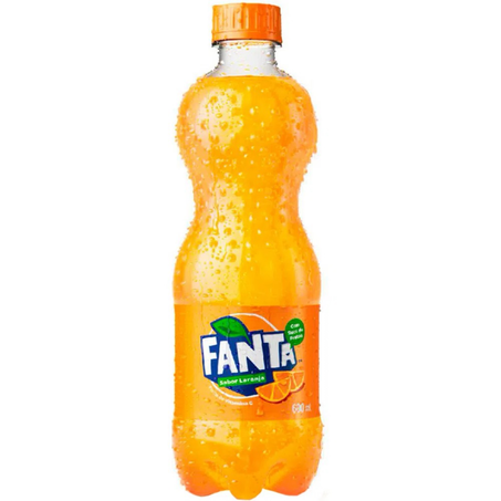 Refrigerante pet 600ml fanta laranja