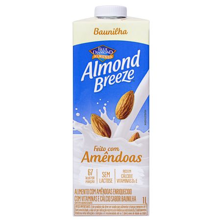 BEBIDA À BASE DE AMÊNDOA BAUNILHA BLUE DIAMOND ALMOND BREEZE