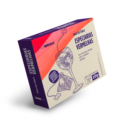 Especiarias Vermelhas para Gin Tônica Easy Drinks 16G