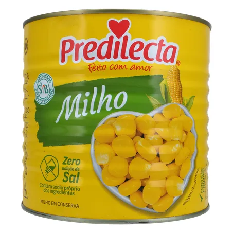 Milho verde predilecta lata 1,7kg
