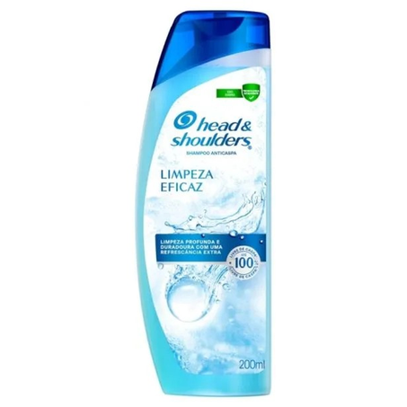 Shampoo limpeza eficaz head shoulders 200ml