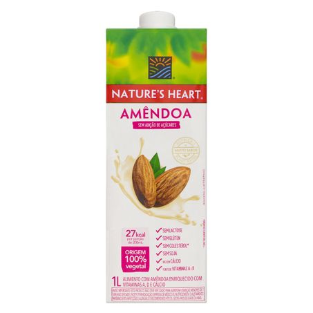 BEBIDA À BASE DE AMÊNDOA NATURE'S HEART