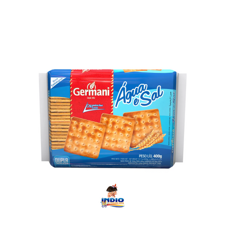 Biscoito germani 345g agua e sal