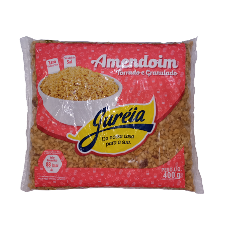 AMENDOIM JUREIA TORRADO GRANULADO 400G