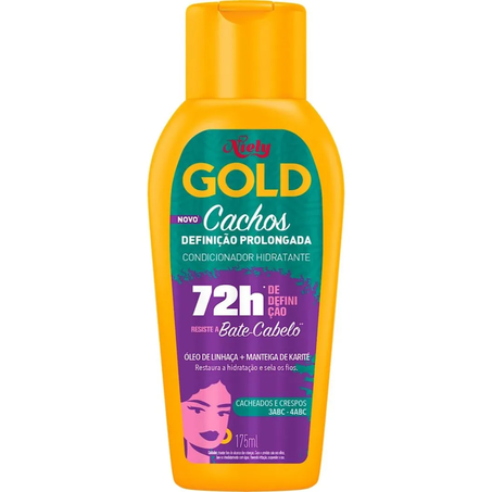 Condicionador niely gold 175ml cachos definição prolongada