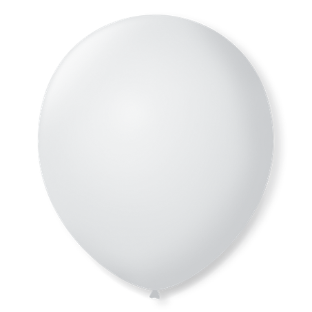 BALAO SAO ROQUE N7 LISO BRANCO POL PCT.50UN