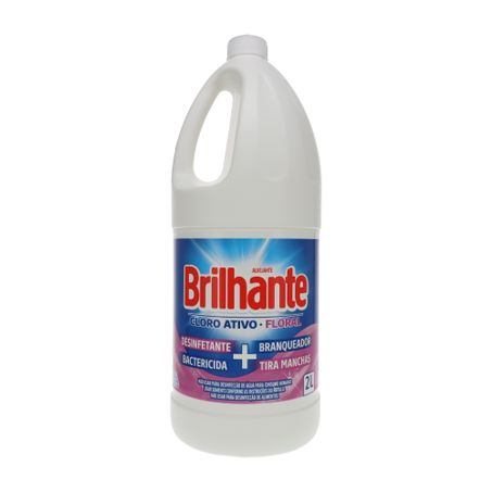 Alvejante Uso Geral Brilhante com Cloro Floral Galão 2lt
