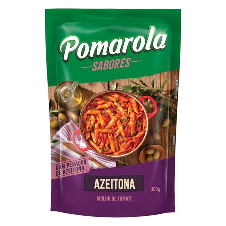 MOLHO DE TOMATE AZEITONA POMAROLA SABORES SACHÊ