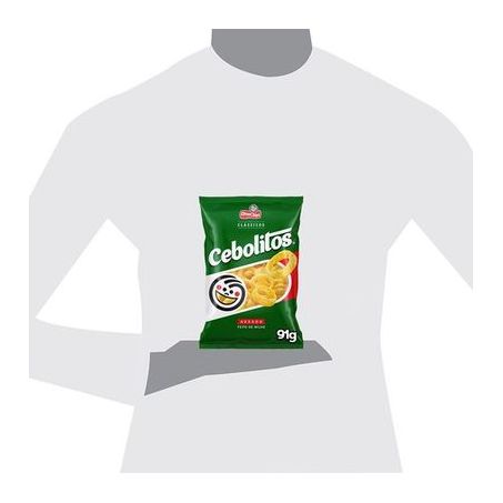 Salgadinho Elma Chips Cebolitos Pacote 91g 360-2