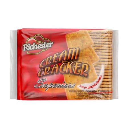 Biscoito Cream Cracker Richester Superiore Pacote 400G