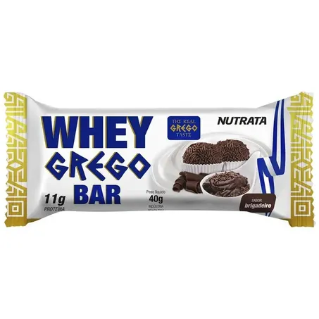 Barra de proteína brigadeiro whey grego