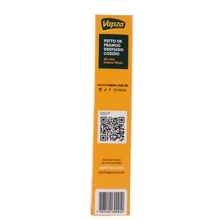 Peito de Frango Vapza Desfiado E Cozido Caixa 400G 360-3