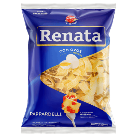 Macarrão Renata Com Ovos Pappardelle 500g 
 