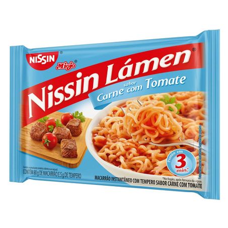MACARRAO NISSIN LAMEN INSTANT CARNE TOMA 85G 360-1
