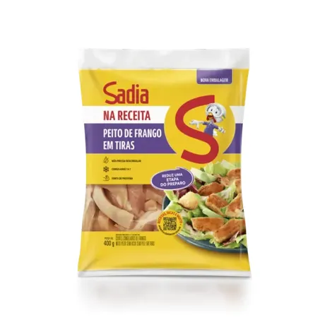 Peito de frango sadia tiras cong.400g