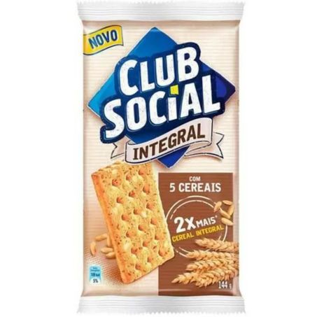 Biscoito club social 144g integral