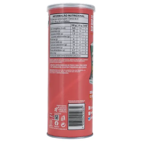 Salgadinho Pringles Batata Portuguesa Tubo 105g 
  360-13