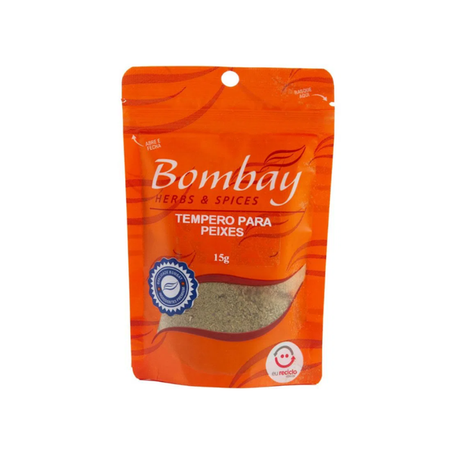 TEMPERO PARA PEIXE POUCH BOMBAY 15G