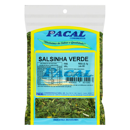 Salsinha Verde Pacal 5G