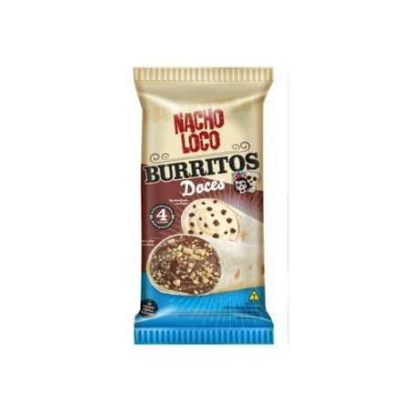 BURRITO NACHO LOCO CHOCOLATE BRANCO COOKIES 300g