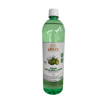 ÁGUA LUPULADA GREGOS LIMÃO PET 1L