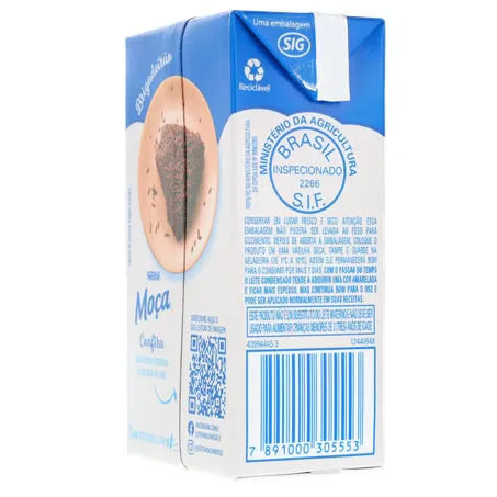 Leite Condensado Nestlé Moça Semidesnatado Caixa 340gr 360-24