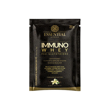 IMMUNO WHEY ESSENTIAL SACHE 25G PRO-GLUTATHIONE BAUNILHA