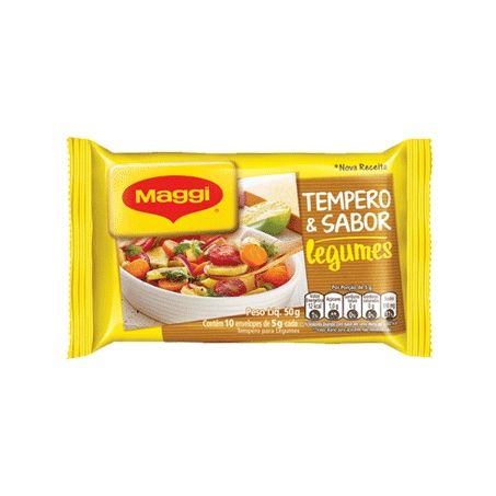Tempero Maggi Tempero e Sabor Pó Legumes Sachê 50g 
 