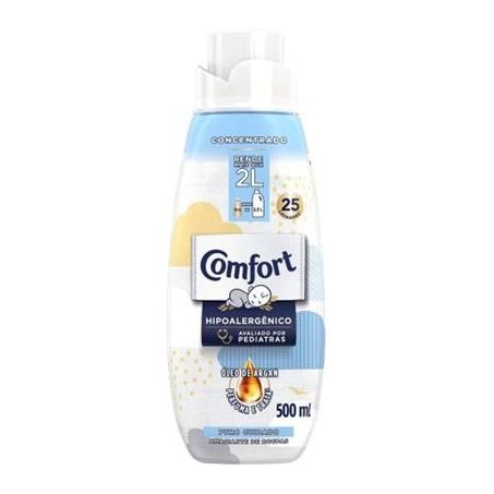 Amaciante Concentrado Comfort Óleo de Argan Frasco 500ml