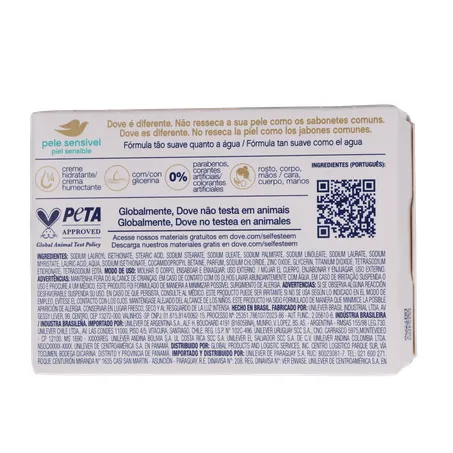 SABONETE DOVE PELE SENSÍVEL 90G 360-19