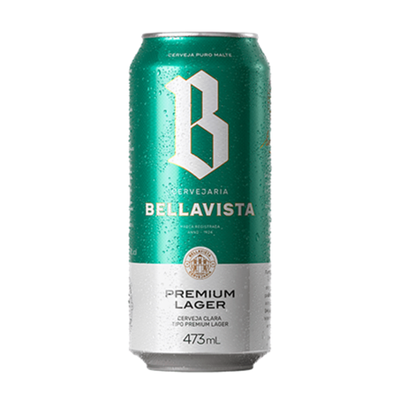 CERVEJA BELLAVISTA LAGER LATA 473ML 360-1