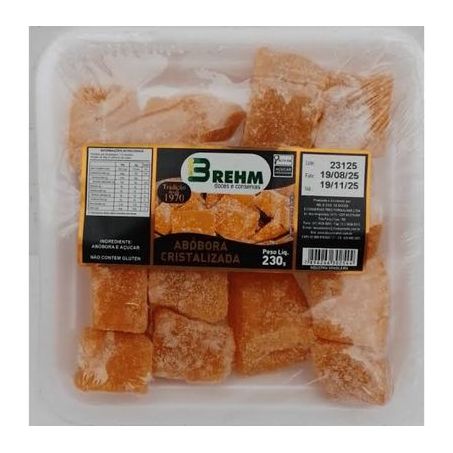 Abobora cristalizado brehm bdj 230g