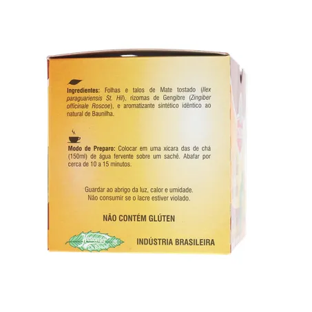 Cha chileno mate c/gengibre 15g 360-10