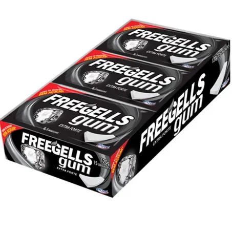 GOMA MASCAR FREEGELLS GUM EXTRA FORTE 8G 360-1