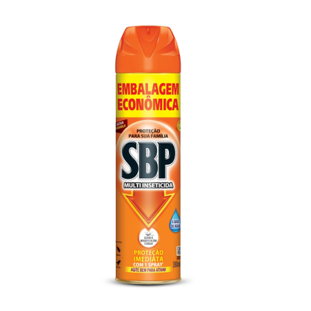 Inseticida Aerossol Sbp Multi Inseticida Frasco Spray 380ml - Embalagem econômica