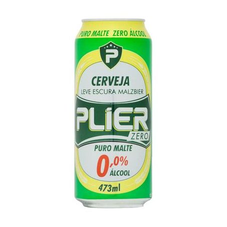 Cerveja Sem Álcool Plier Malzbier Puro Malte Lata 473ML