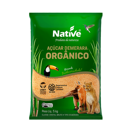 ACUCAR DEMERARA ORG NATIVE SC 50X5G