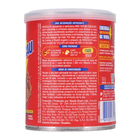 Achocolatado Pó Nescau Fator Crescer Lt 200g 360-1