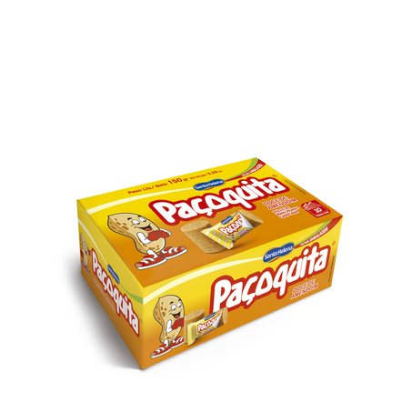 Paçoca Paçoquita Rolha Santa Helena com 10 Unidades 150G