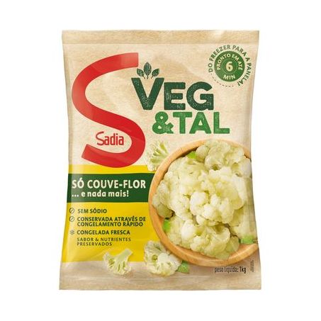 Couve flor congelada sadia pct 1.05kg