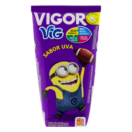 Bebida vigor vig uva 200ml