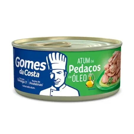 Atum em Pedaços Gomes Da Costa em Óleo Lata 120gr
