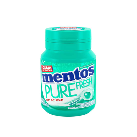 Gomas de Mascar Mentos Wintergreen Pote com 28un - 56gr