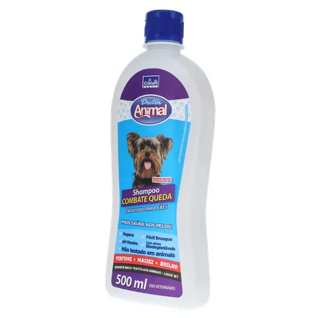 Shampoo Dr Animal 500ml Combate Queda 360-3