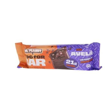 Barra de Proteína Doctor Bar Avelã 62G 360-2